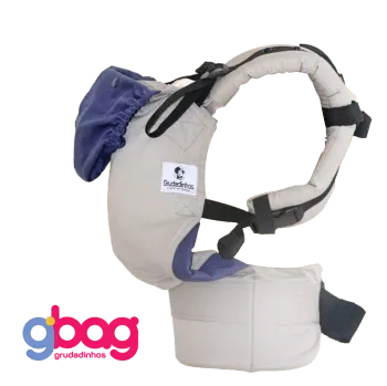 GBag Brim Cinza com detalhes Azul Marinho (0)