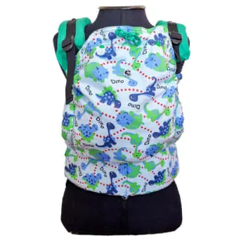 GBag Evolutiva Baby Brim Verde Escuro Estampada Dino (0)